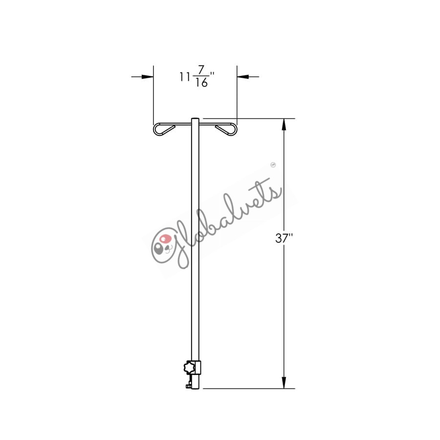 Vet-Tables I.V. Pole #2