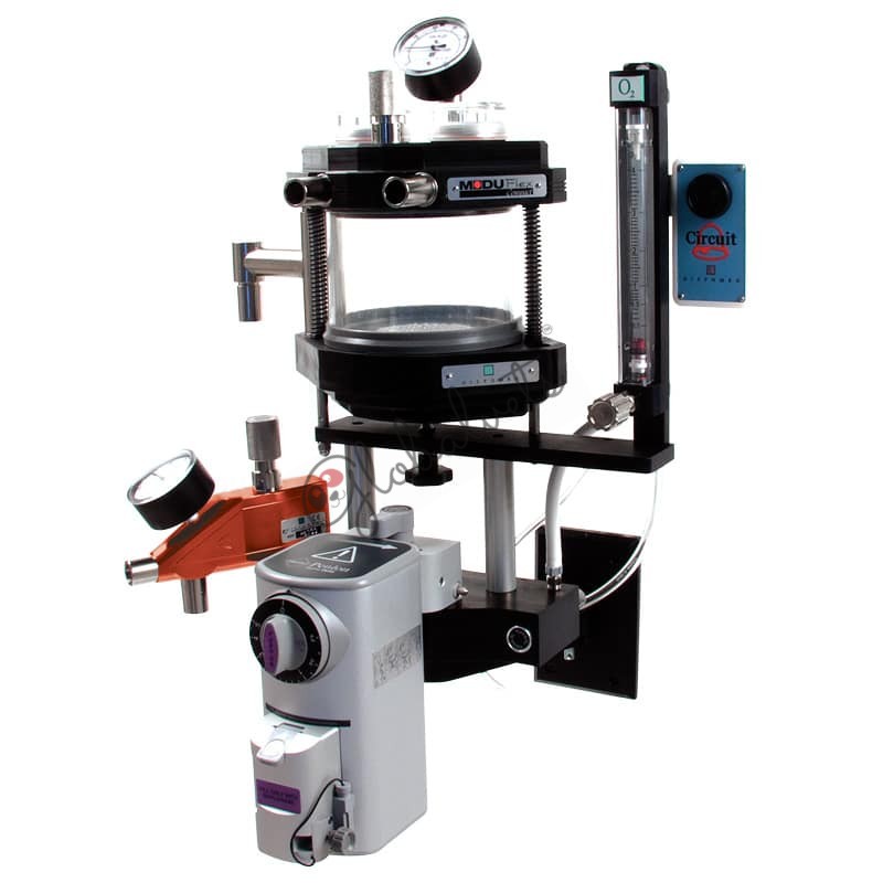 Wall-mount Moduflex Compact Veterinary Anesthesia Machine